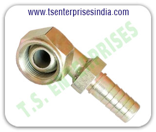 Hydraulic Bends 90 degree Hydraulic Female Bends 45 degree Hydraulic hose pipe fitting Bends manufacturers suppliers in india punjab ludhiana
